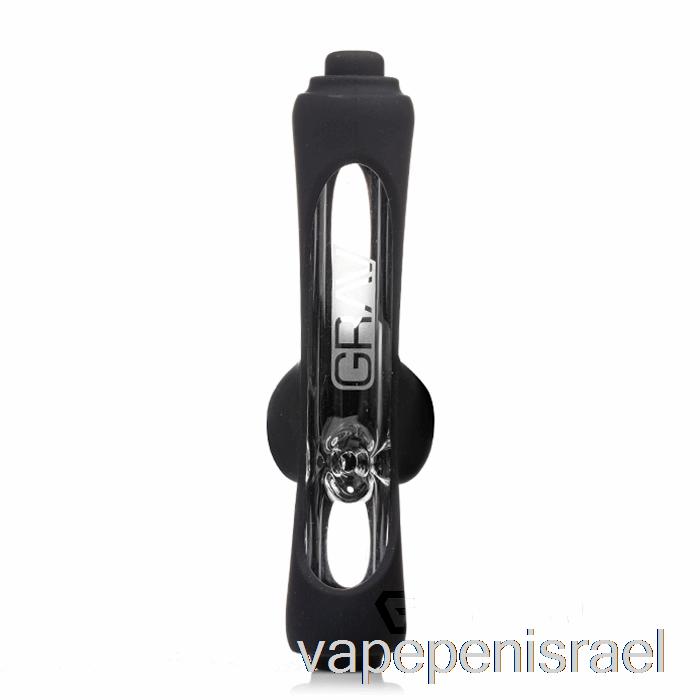 גלגלת קיטור חד פעמית Vape Israel Grav עם עור סיליקון שחור